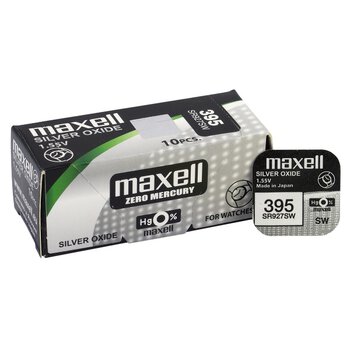 Maxell Mini Silver Battery 395/399/SR 927 SW/G7