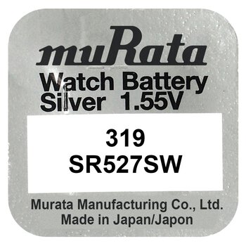 silver battery mini Murata 319 / SR 527 SW