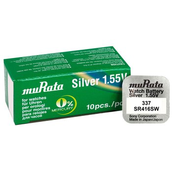 Silver battery mini Murata 337 / SR416SW