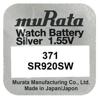 silver battery mini Murata 371 / SR 920 SW