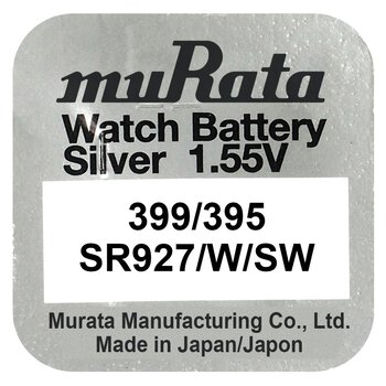 silver battery mini Murata 395 / 399 / SR 927 SW / SR 927 W