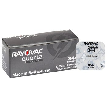 Mini Silver Battery Rayovac 344/SR 1136 SW