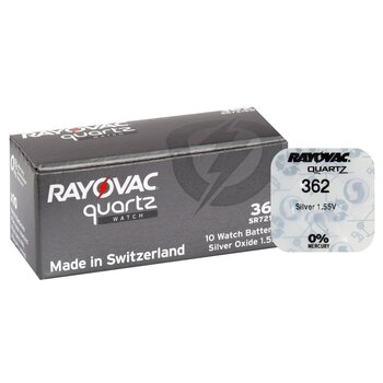 Mini Silver Battery Rayovac 362/SR 721 SW/361/G11