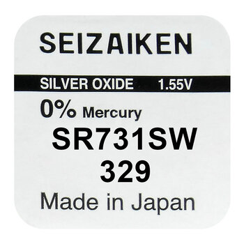 silver battery mini Seizaiken / SEIKO 329 / SR731SW