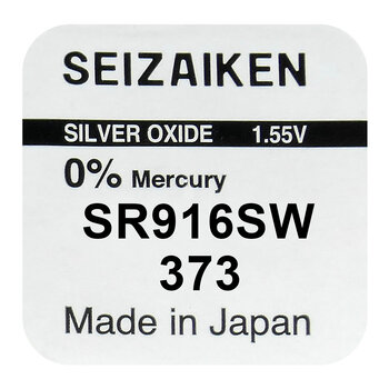 silver battery mini Seizaiken / SEIKO 373 / SR916SW / SR68