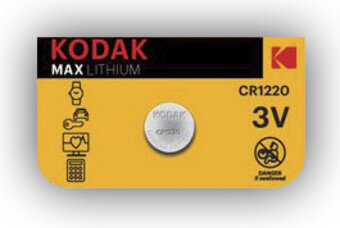Lithium battery KODAK Max Lithium CR1220
