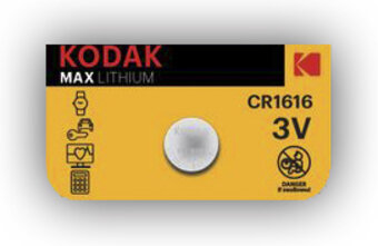 Lithium battery KODAK Max Lithium CR1616