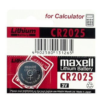 Maxell Lithium Battery CR2025