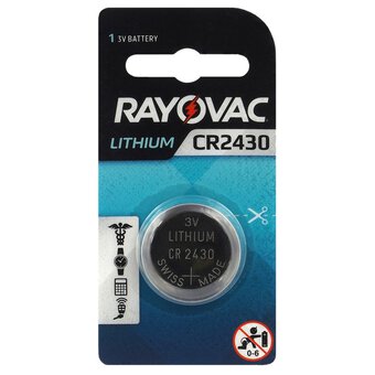 Mini Lithium Battery Rayovac CR2430