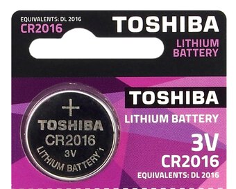 Toshiba Mini Lithium Battery CR2016