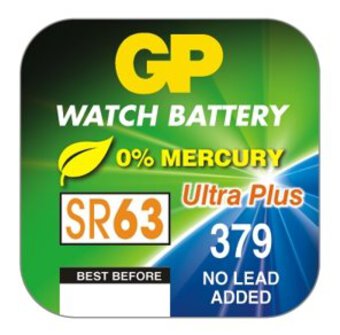 Mini Silver Battery GP 379/SR 521 SW/G0