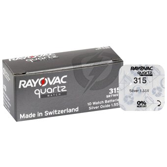 Mini Silver Battery Rayovac 315/SR716SW/314