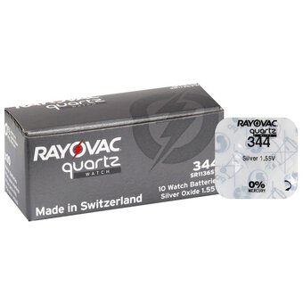 Mini Silver Battery Rayovac 344/SR 1136 SW