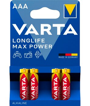 AAA / LR03 Varta Max Power 4703 (Max Tech) batteries - 4 pieces