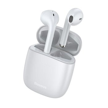 Wireless waterproof Bluetooth TWS headphones with Baseus Encok W04 NGW04-02 charging case
