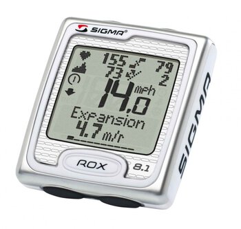 bezprzewodowy licznik / komputer rowerowy Sigma ROX 8.1 z pomiarem tętna i kadencją
