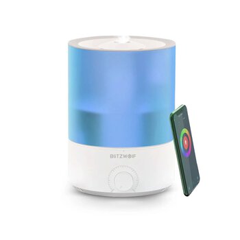 Blitzwolf BW-SH2 intelligent ultrasonic air humidifier 4L, LED RGB, WiFi