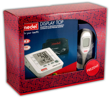 Ciśnieniomierz MEDEL DISPLAY TOP + TERMOMETR + ZASILACZ