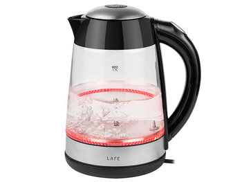 Czajnik LAFE Lumi Glass 2200W 1,7L z regulacją temperatury