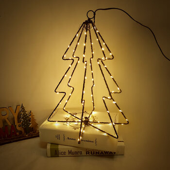 Dekoracja choinka BAT modee 40x30cm WARM 120LED MLC4035