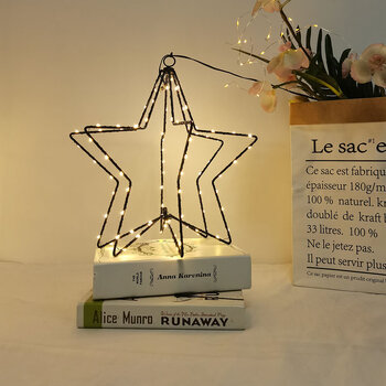 Dekoracja gwiazdy BAT modee 40cm WARM 120LED ML-C4033