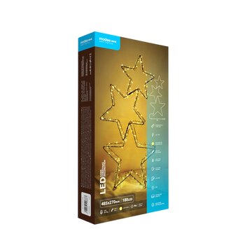 Décoration étoile modee 38x27cm WARM 180LED ML-C5005