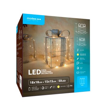 Decoración regalos BAT modee WARM 50LED ML-C4036