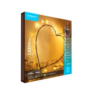 Decoración corazón BAT modee 30cm WARM 60LED ML-C4031 Decoración corazón BAT modee 30cm WARM 60LED ML-C4031