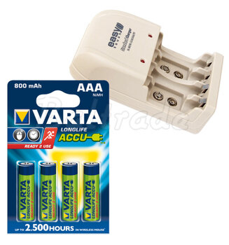 ET-243BIS + 4 x R03/AAA Varta Ready2Use 800