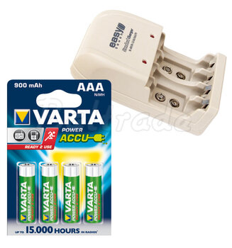 ET-243BIS + 4 x R03/AAA Varta Ready2Use 900