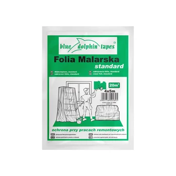 Folia malarska standard 4mx5m Blue Dolphin