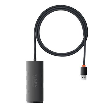 USB 3.0 4-port 4xUSB 3.0 hub Baseus WKQX030201 2m