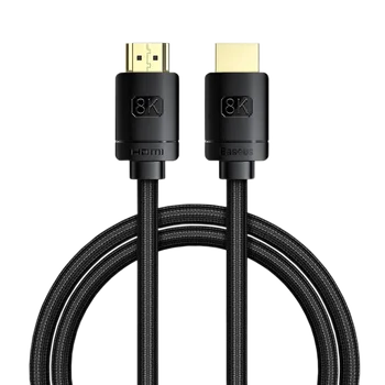HDMI Cable - HDMI 2.1, 8K 60Hz, 3D, HDR, 48Gbps Baseus High Definition Series WKGQ040001 0.5m