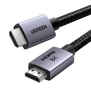 HDMI - HDMI 2.1 Cable, 8K 60Hz, 3D, HDR, 48Gbps Ugreen HD171 25910 2m HDMI - HDMI 2.1 Cable, 8K 60Hz, 3D, HDR, 48Gbps Ugreen HD171 25910 2m