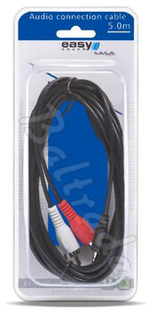 Kabel jack 3,5 - 2xRCA ET-9006