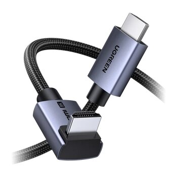 Kabel kątowy HDMI - HDMI 2.1, 8K 60Hz, HDR, 48Gbps Ugreen HD188 85242 3m Kabel kątowy HDMI - HDMI 2.1, 8K 60Hz, HDR, 48Gbps Ugreen HD188 85242 3m