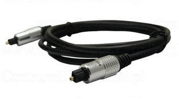 Kabel Optyczny Maclean TOSLINK 2m Gold