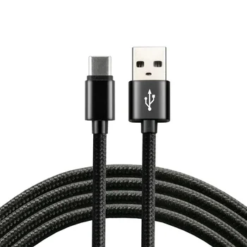 Cable braided cable USB - USB-C / Type-C everActive CBB-0.3CB 30cm with support for fast charging up to 3A black