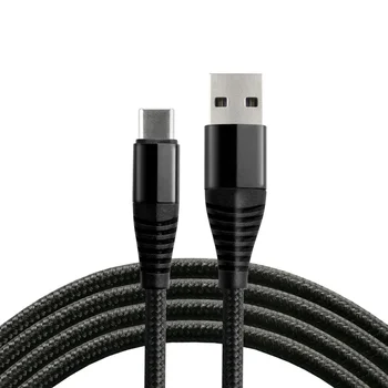 EverActive CBB-1CHB Braided Cable USB - USB-C / Type-C 100cm with support for fast charging up to 5A black