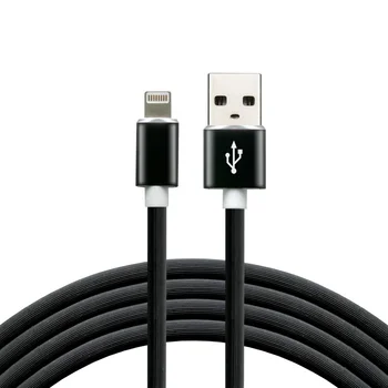 Cable silicone cable USB - Lightning iPhone everActive CBS-1.5IB 150cm with support for fast charging up to 2.4A black