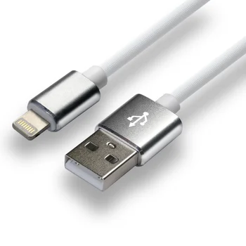 Silicone cable USB - Lightning / iPhone everActive CBS-1.5IW 150cm with support for fast charging up to 2.4A white