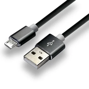Cable silicone cable USB - micro USB everActive CBS-1MB 100cm with support for fast charging up to 2.4A black