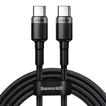 CABLE USB-C PD 2.0 200cm Baseus Cafule CATKLF-ALG1 Quick Charge 3.0 5A with 100W Fast Charge Support