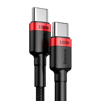 Kabel przewód USB-C PD 2.0 200cm Baseus Cafule CATKLF-AL91 Quick Charge 3.0 5A z obsługą szybkiego ładowania 100W