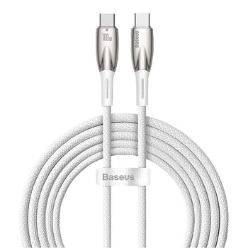 Cable USB-C PD 200cm Baseus Glimmer CADH000802 Power Delivery 2.0 5A with support for fast charging 100W LED