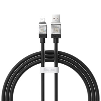 Cable USB - Lightning / iPhone 200cm Baseus CoolPlay CAKW000501 with 2.4A fast charging support