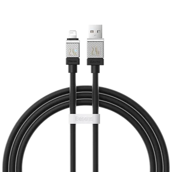 Cable USB - Lightning / iPhone 100cm Baseus CoolPlay CAKW000401 with 2.4A fast charging support