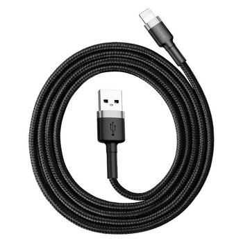 Kabel przewód USB - Lightning / iPhone 100cm Baseus Cafule CALKLF-BG1 z obsługą szybkiego ładowania 2.4A