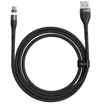 USB - micro USB magnetic cable 100cm Baseus Zinc CAMXC-KG1 for fast charging 2.1A