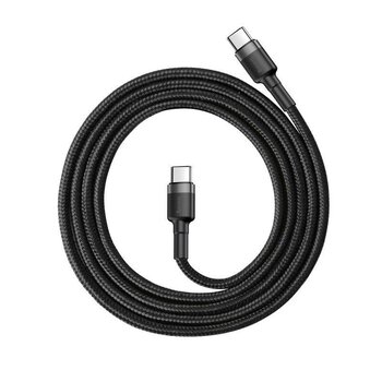 Kabel przewód USB-C PD 2.0 200cm Baseus Cafule CATKLF-HG1 Quick Charge 3.0 3A z obsługą szybkiego ładowania 60W